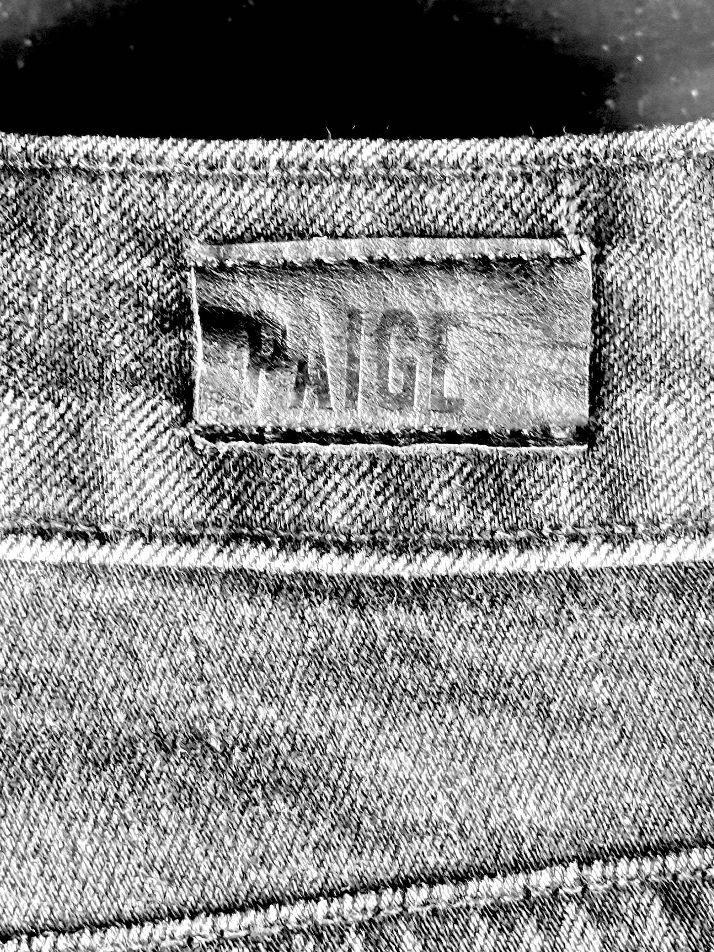 PAIGE 'Margot' straight black jeans - W26