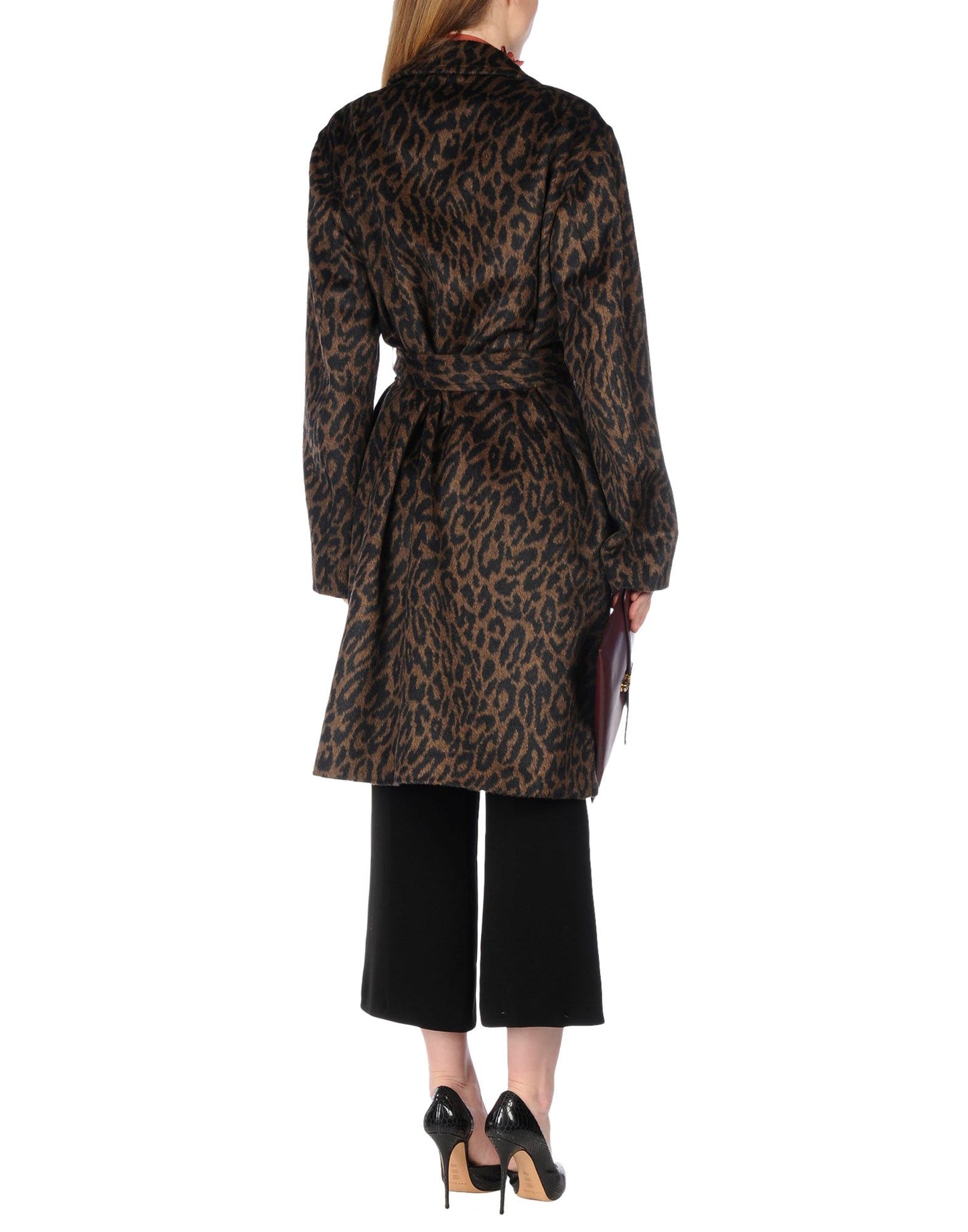 DRIES VAN NOTEN leopard print coat - size FR38 (UK 8-12)