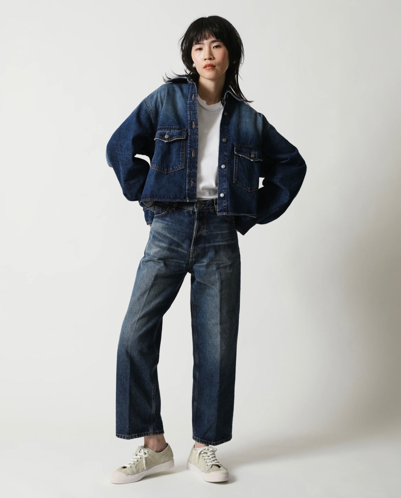 HAIKURE 'Chloe' denim jacket (co-ord) - S
