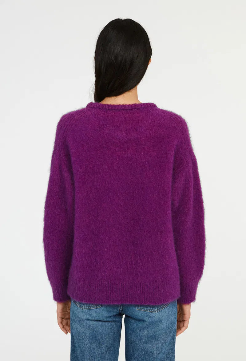 CLAUDE PIERLOT purple sweater - size 1