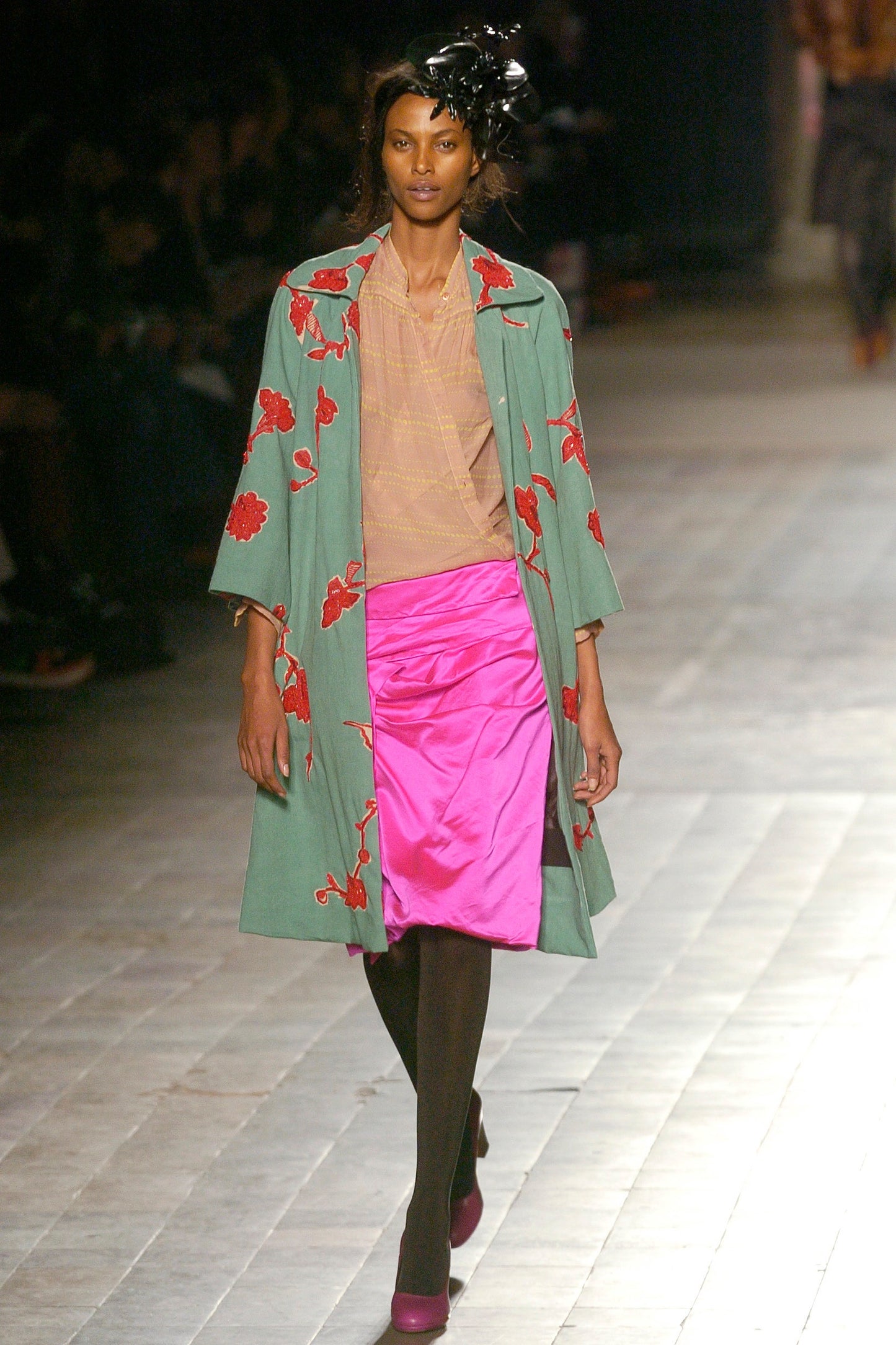 DRIES VAN NOTEN 100% silk RUNWAY skirt - FR38 (UK8-12)