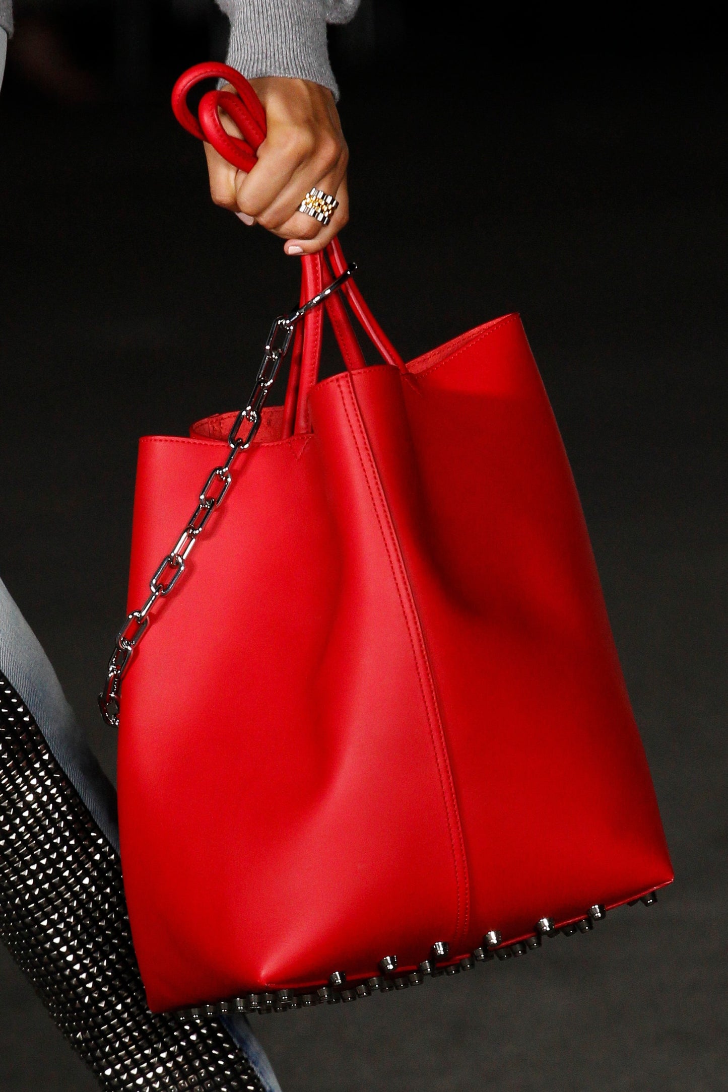ALEXANDER WANG red runway bag