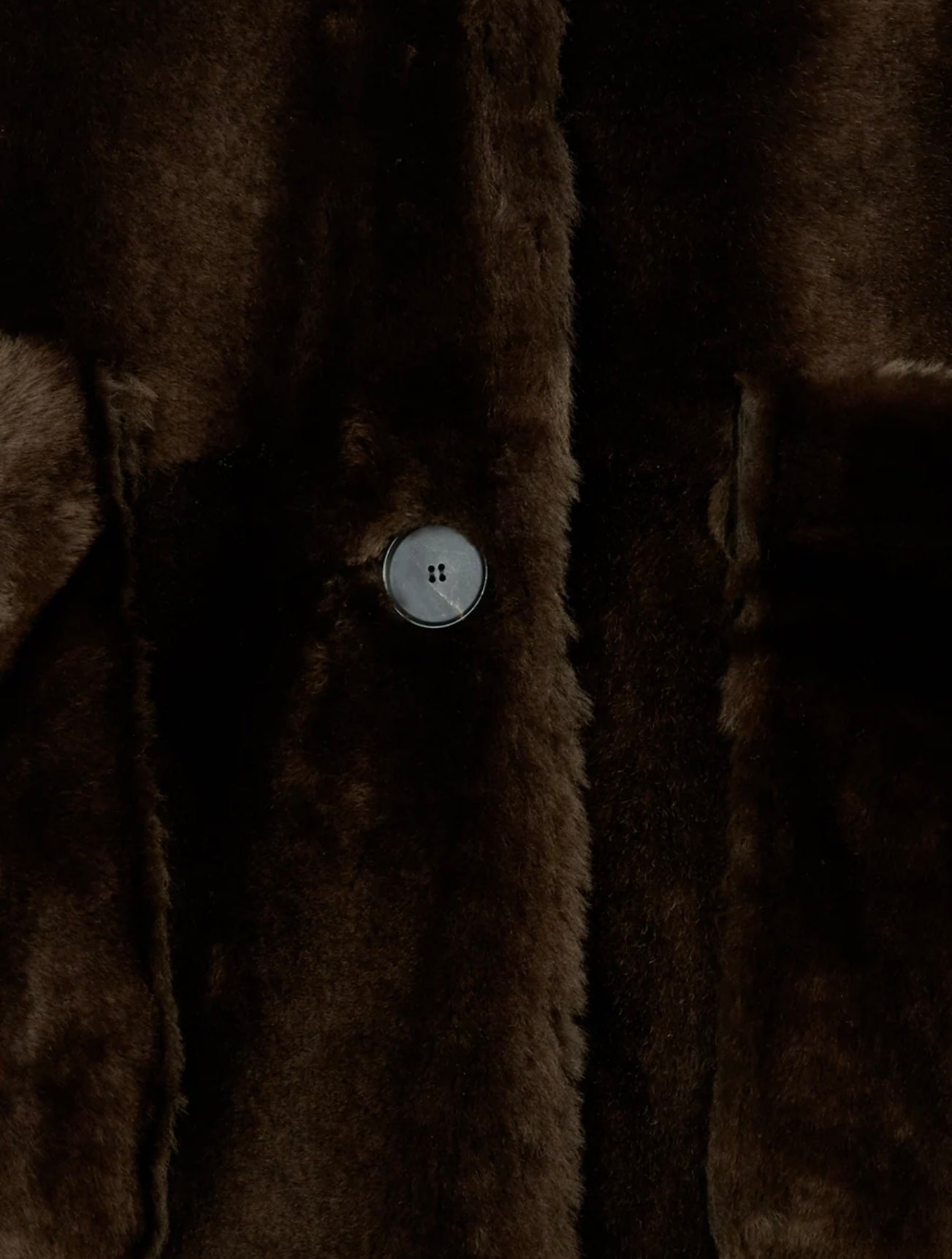 NICOLE FARHI reversible real sheepskin coat - size S (UK6-10)