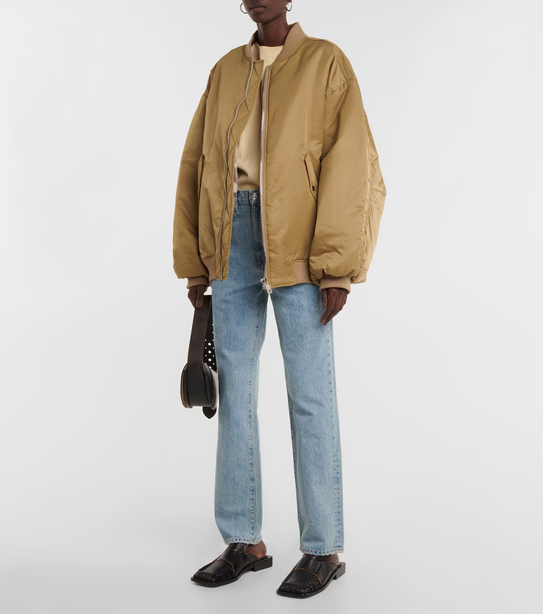 THE FRANKIE SHOP olive Astra technical bomber - XS