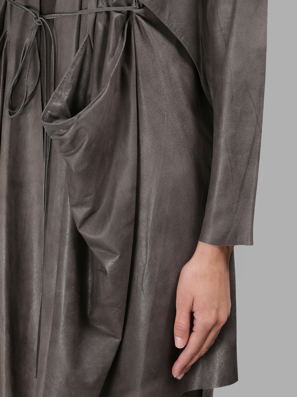 MONARCH 1 leather trench coat (one size)
