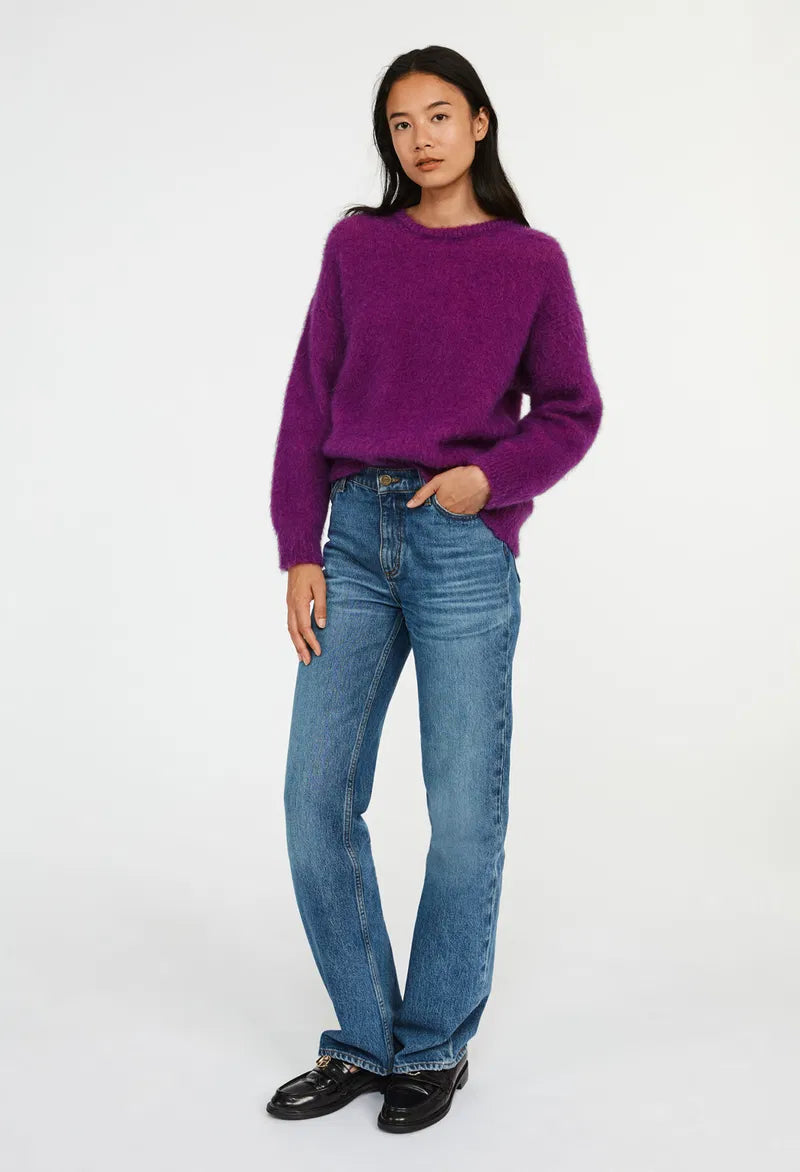 CLAUDE PIERLOT purple sweater - size 1