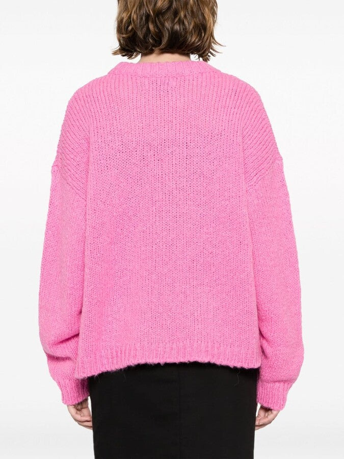 ESSENTIEL ANTWERP alpaca-blend intarsia heart sweater - XS