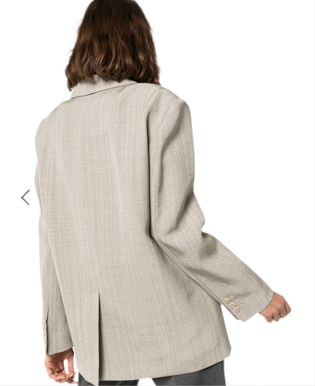 JACQUEMUS 'La Collectionneuse' silk-blend oversized blazer - FR36 (UK8-10)