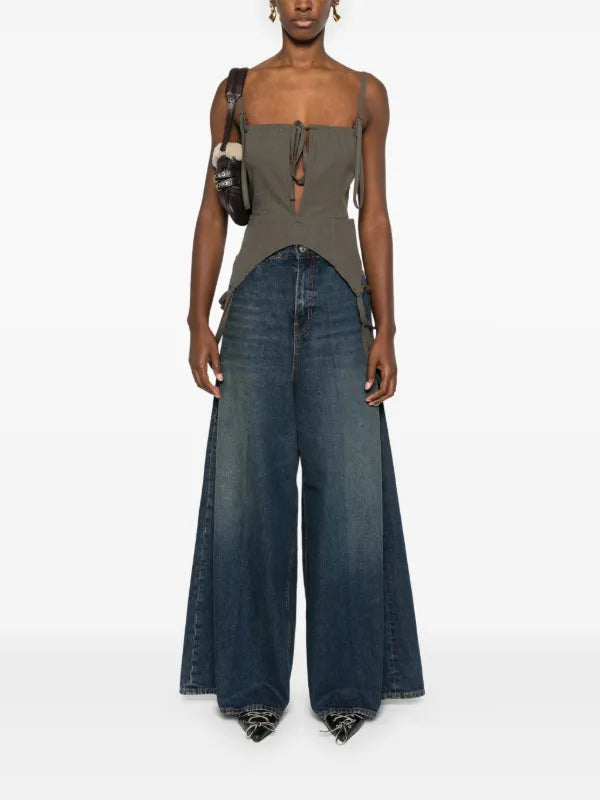 HAIKURE 'Big Bethany' oversized wide-leg wide-leg jeans (co-ord) - W28