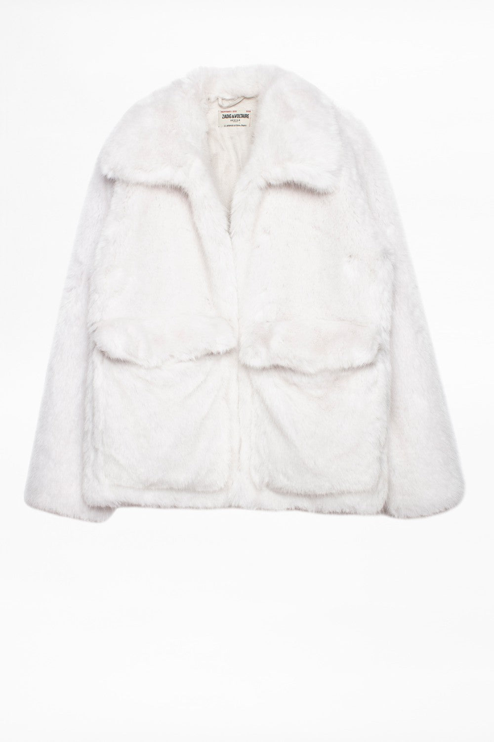 ZADIG & VOLTAIRE faux fur jacket (runway) - white (size S)
