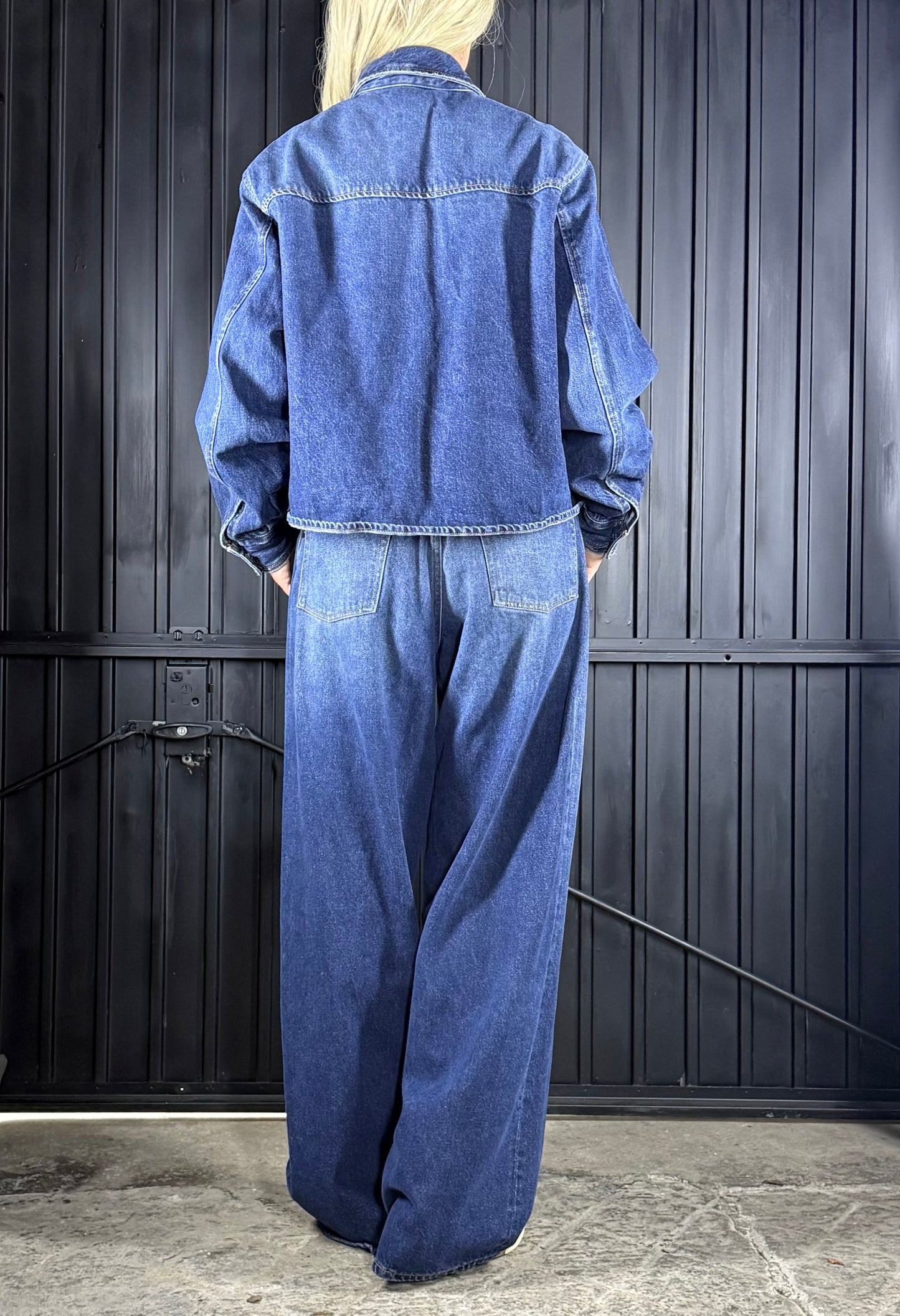 HAIKURE 'Big Bethany' oversized wide-leg wide-leg jeans (co-ord) - W28