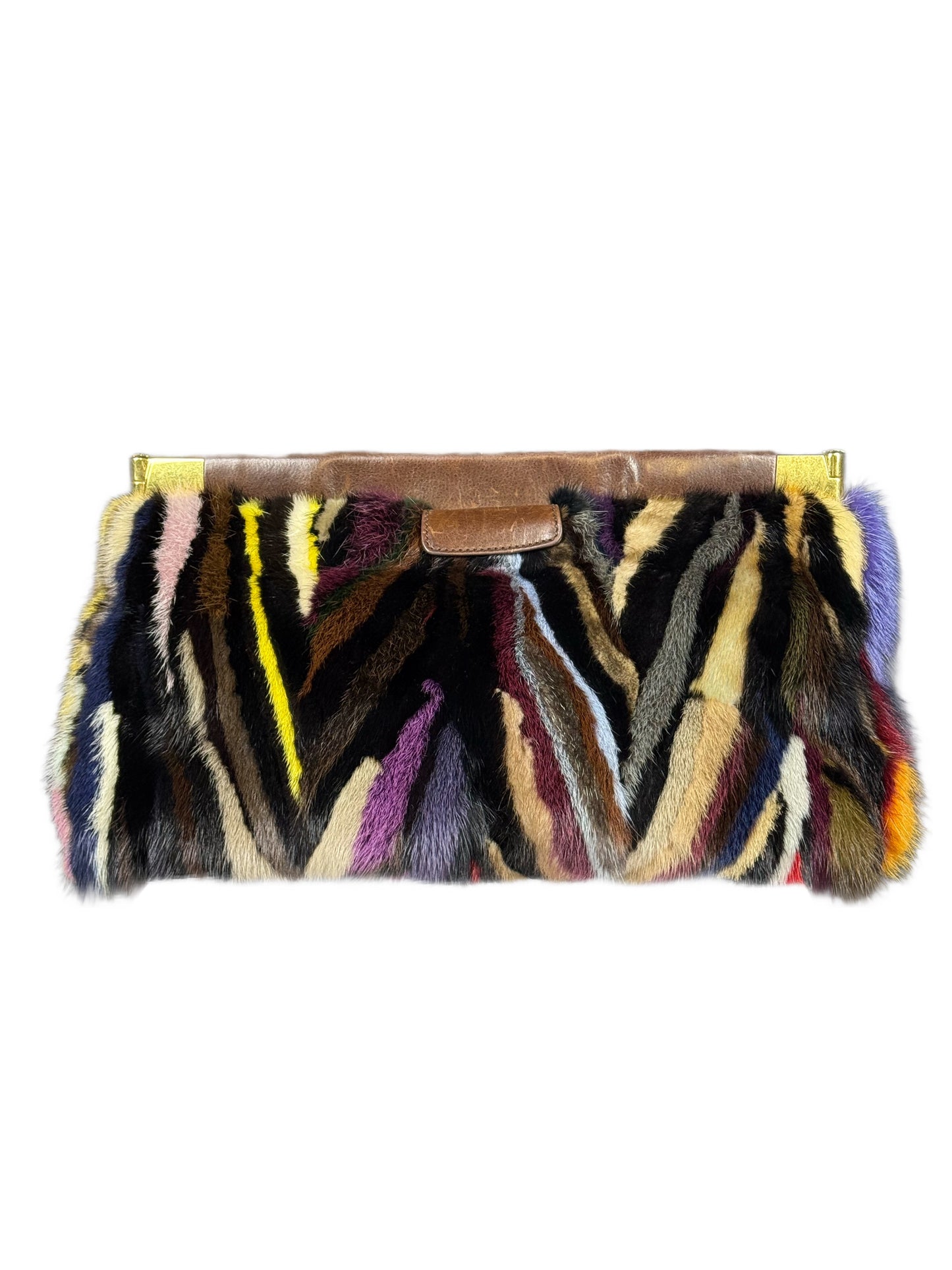 MIU MIU mink clutch