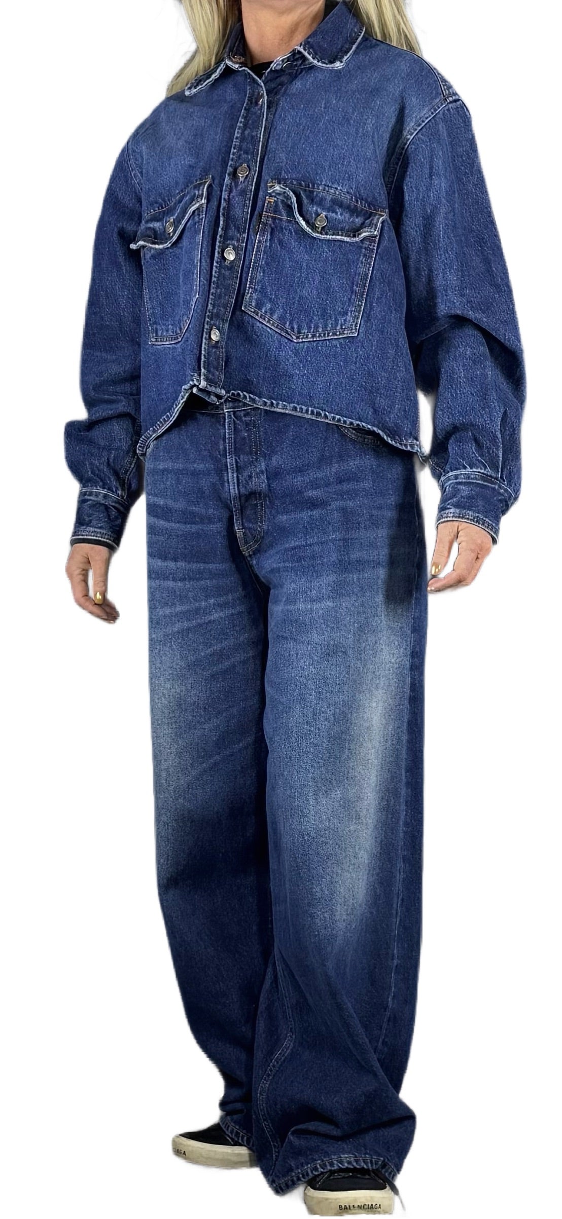 HAIKURE 'Chloe' denim jacket (co-ord) - S