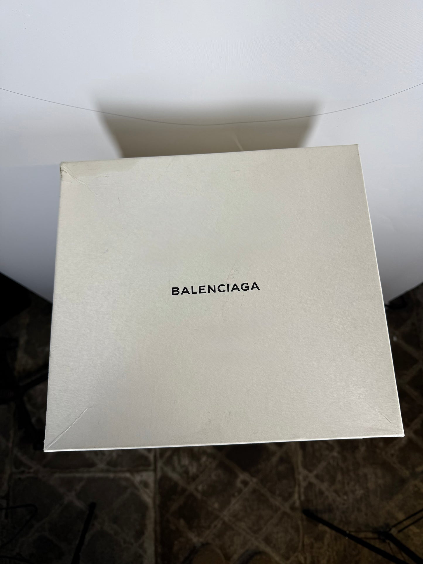 BALENCIAGA suede peep-toe shoes UK7 / EU40