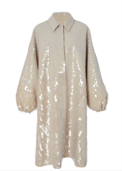 LAPOINTE runway sequin coat - size S (UK6-12)