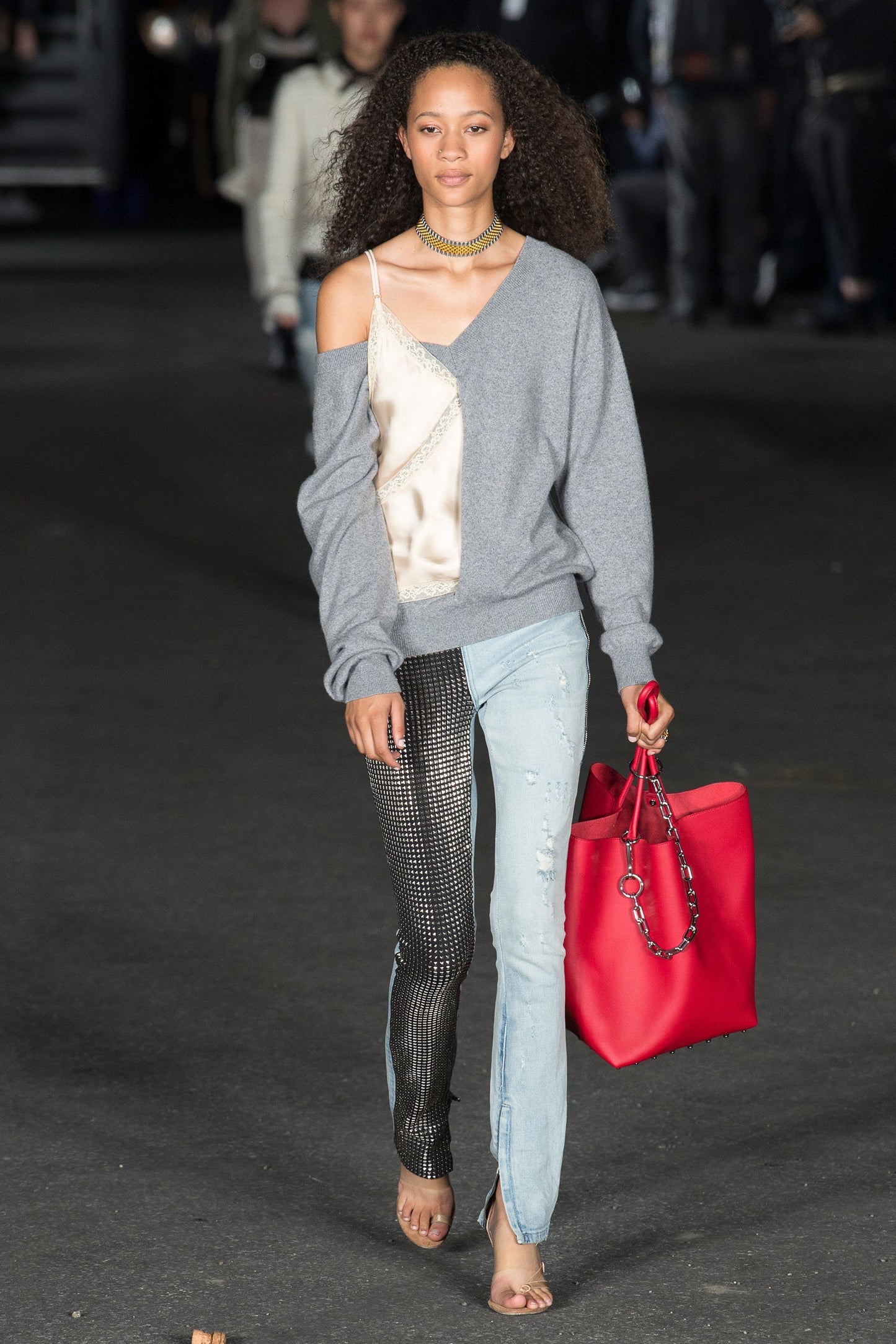 ALEXANDER WANG red runway bag