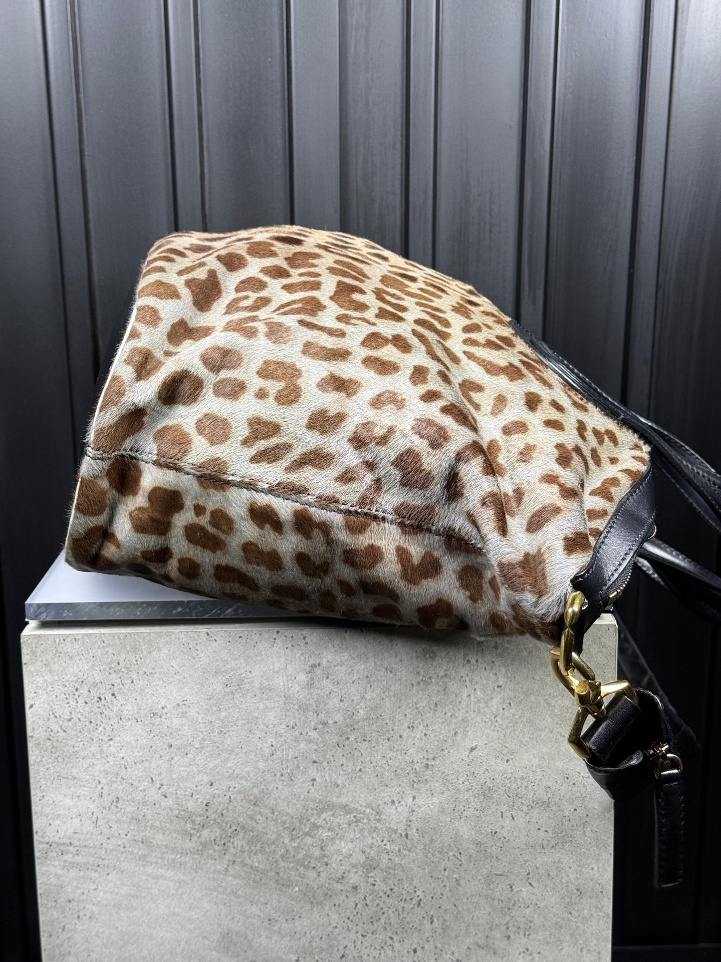 GIVENCHY Nightingale bag - light grey leopard print [limited edition]