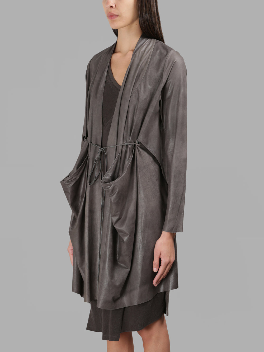 MONARCH 1 leather trench coat (one size)