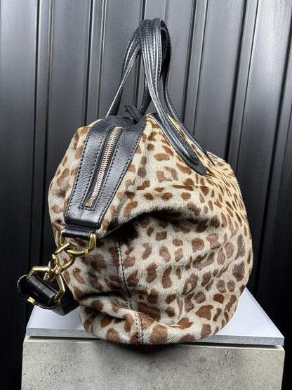 GIVENCHY Nightingale bag - light grey leopard print [limited edition]