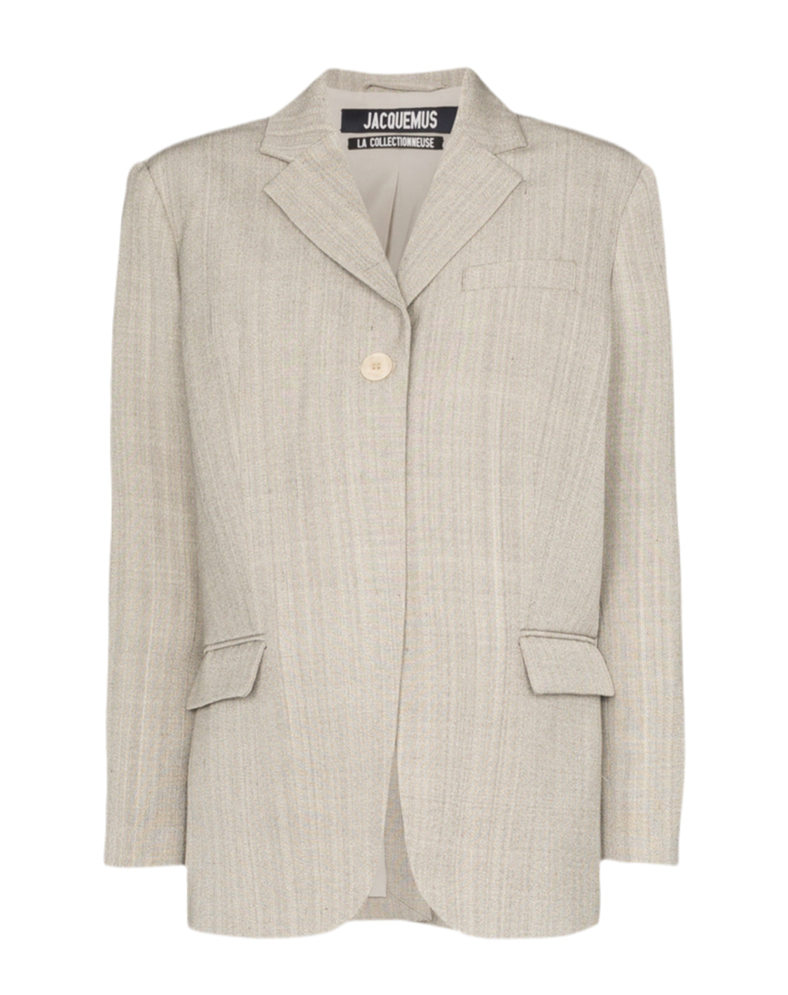 JACQUEMUS 'La Collectionneuse' silk-blend oversized blazer - FR36  (UK8-10)