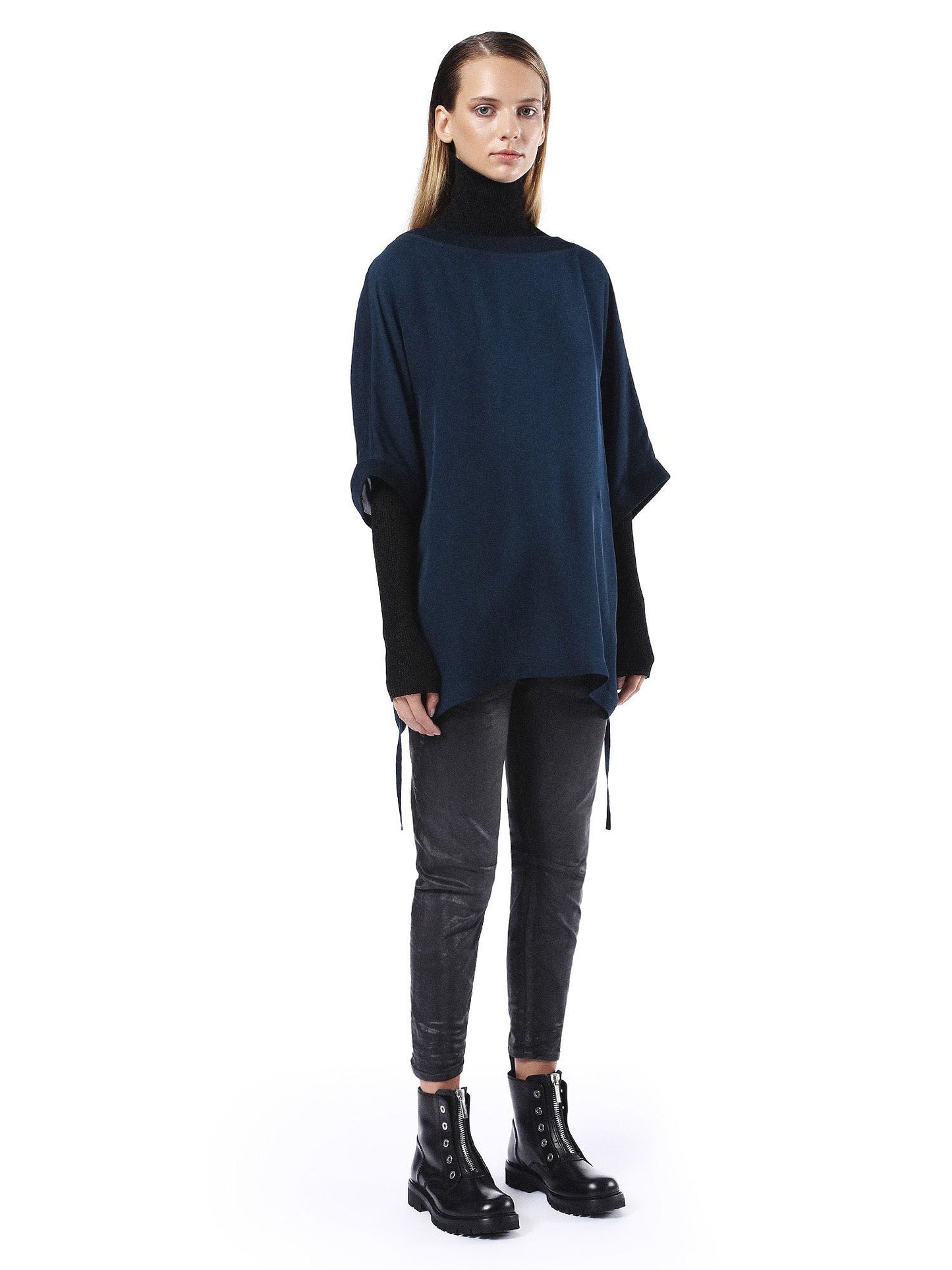 ANN DEMEULEMEESTER alpaca-blend turtleneck sweater - FR36