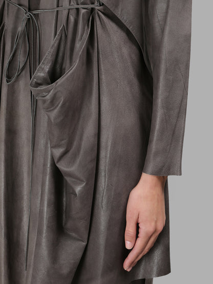 MONARCH 1 leather trench coat (one size)