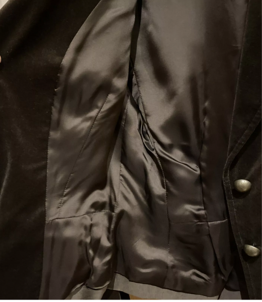 YSL Tom Ford military style velvet jacket - FR38 / UK10