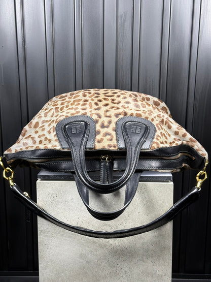 GIVENCHY Nightingale bag - light grey leopard print [limited edition]