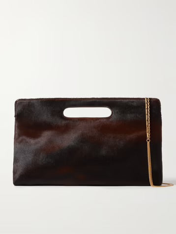 DRIES VAN NOTEN calf hair shoulder bag