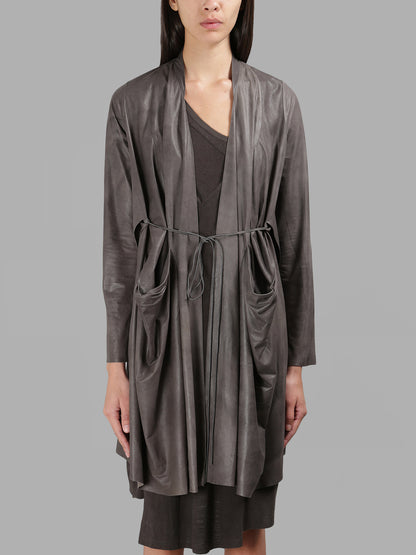MONARCH 1 leather trench coat (one size)