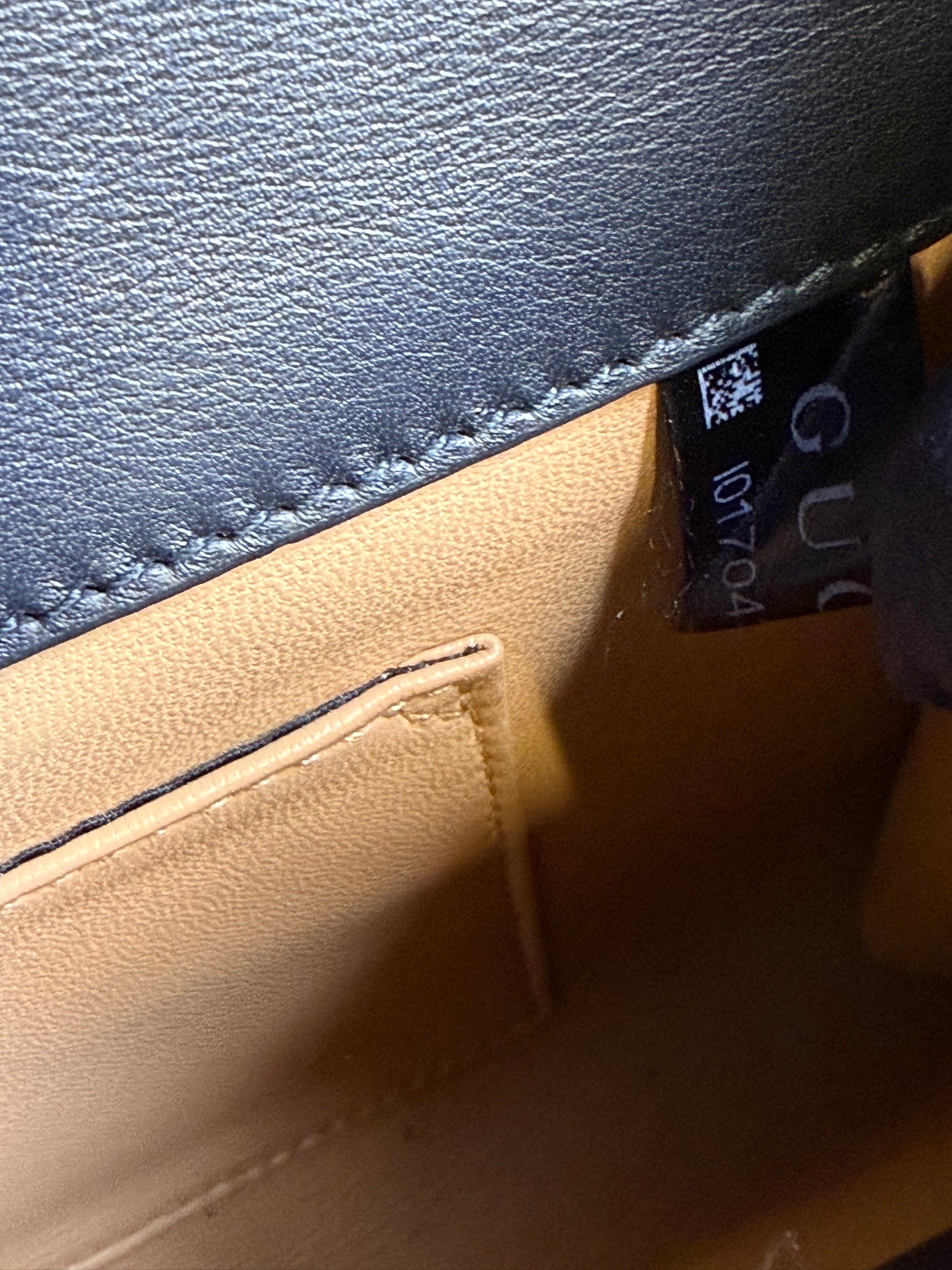 GUCCI Swarovski crystal logo clutch