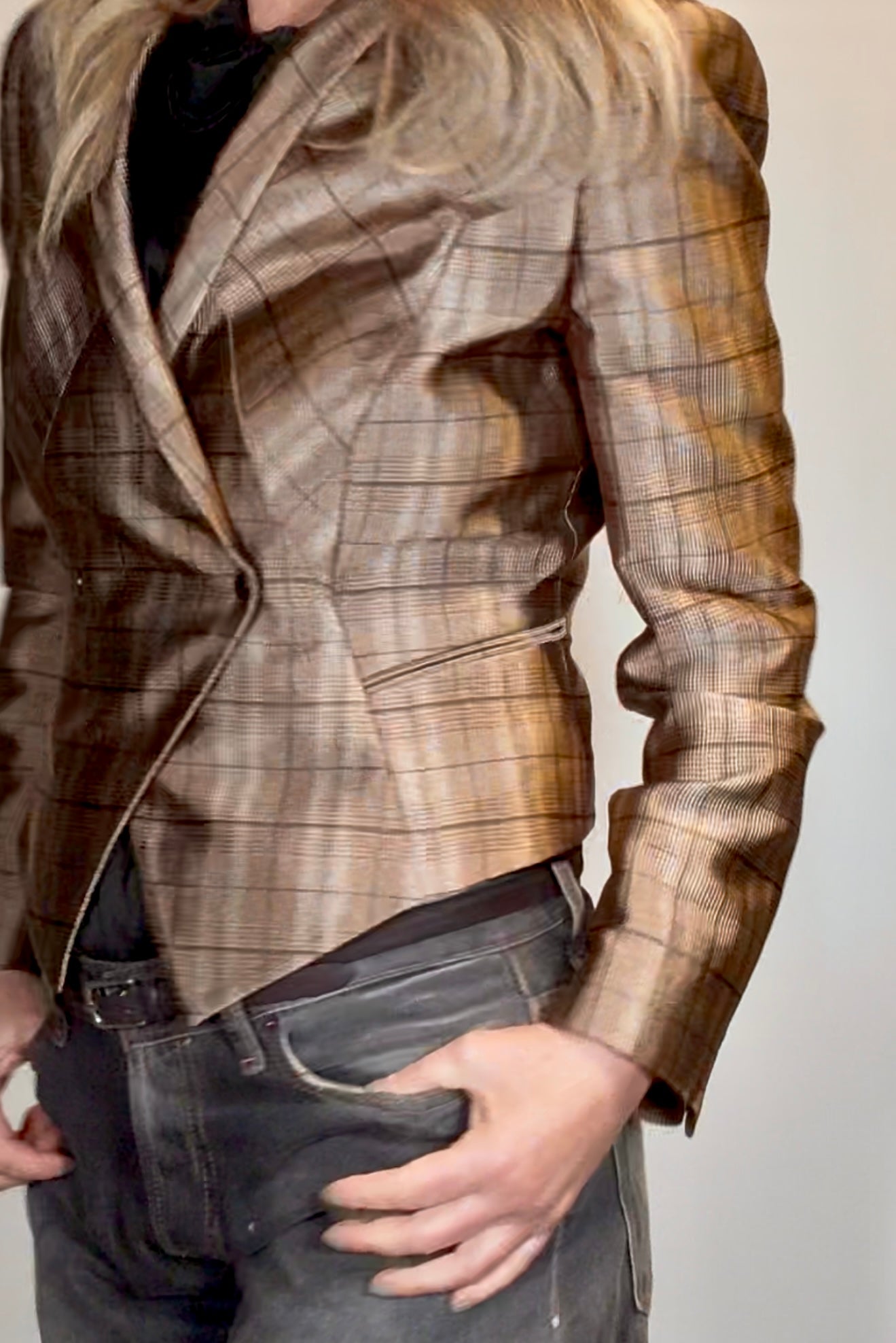 GIORGIO ARMANI cropped jacket IT42 (UK10)