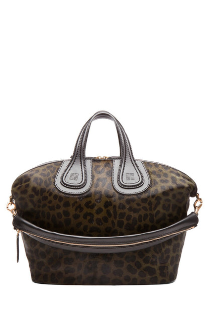 GIVENCHY Nightingale bag - dark brown leopard print [limited edition]