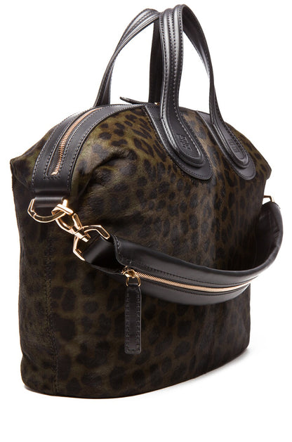 GIVENCHY Nightingale bag - dark brown leopard print [limited edition]