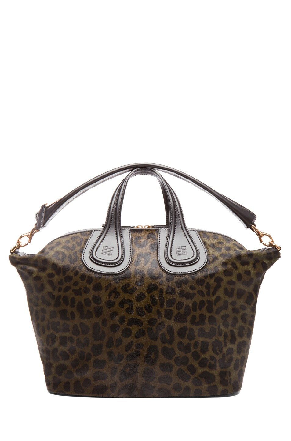 GIVENCHY Nightingale bag - dark brown leopard print [limited edition]