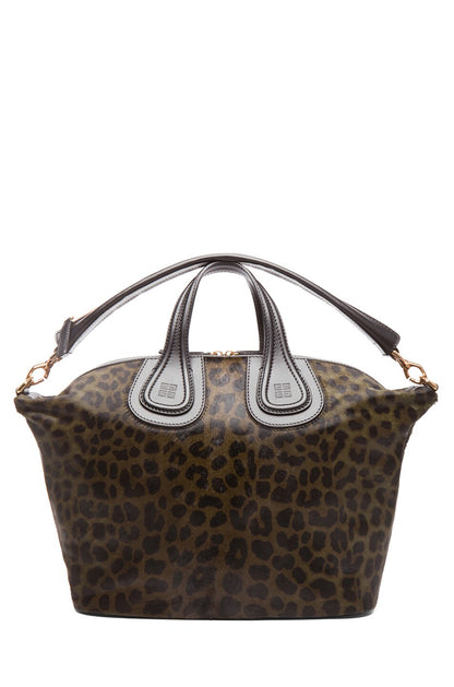 GIVENCHY Nightingale bag - dark brown leopard print [limited edition]